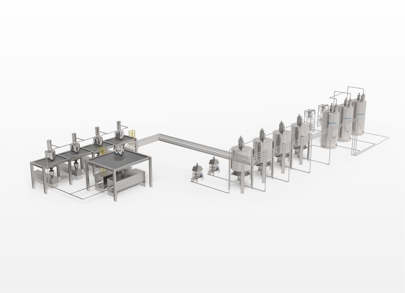 Granule Central Feeding Granule Central Feeding